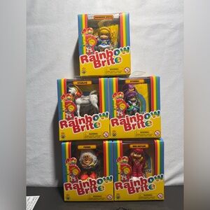 40 Years of Rainbow Brite Collectible Figures New in Branded Boxes Lot of 5